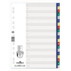 Plastov rozraova DURABLE A-Z farebn 