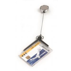 Visaka na plastov kartu s kotom DURABLE CARD HOLDER DE LUXE PRO 85x54mm 10ks