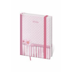 Dir Vario denn B6 12x16,5cm s gumikou Pink 2024