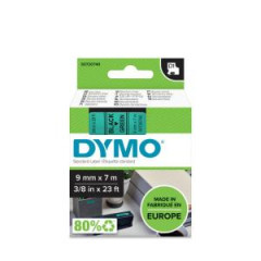 Samolepiaca páska Dymo D1 9 mm zelená/čierna