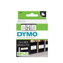 Samolepiaca pska Dymo D1 24 mm biela/ierna 