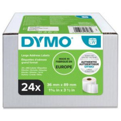 Samolepiace etikety Dymo LW 89x36mm adresn vek biele 6240ks 