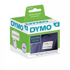 Samolepiace etikety Dymo LW 101x54mm menovky balky biele