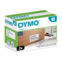 Samolepiace etikety Dymo LW 4XL 102x59 mm vek expedin biele 