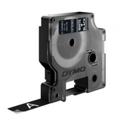Permanentn vinylov pska Dymo D1 12 mm ierna/biela 