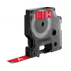 Permanentn vinylov pska Dymo D1 12 mm erven/biela 