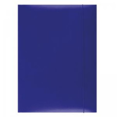 Kartnov obal s gumikou Office Products modr