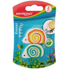 Guma univerzlna KEYROAD slimk, blister 2 ks, mix farieb 