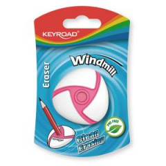 Guma univerzlna KEYROAD Windmill, blister, mix farieb 