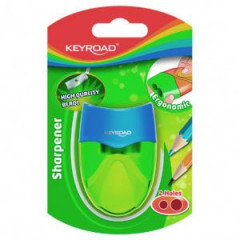 Strhadlo KEYROAD ABS + PS plastov s dvomi otvormi, blister, mix farieb 