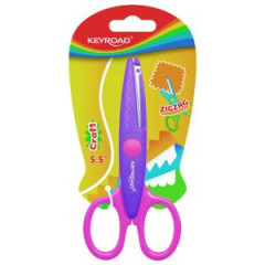 Detsk nonice KEYROAD cik-cak, blister, mix farieb 