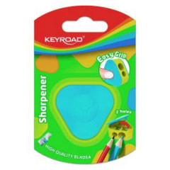 Strhadlo KEYROAD plastov s dvomi otvormi, blister, mix farieb 