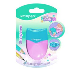 Strhadlo KEYROAD plastov s dvomi otvormi, blister, mix farieb 