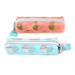 Puzdro na perá KEYROAD 2-zipsové prázdne, mix farieb 
