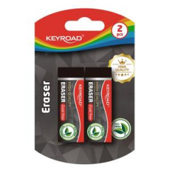 Guma KEYROAD technick, blister 2 ks, ierna 