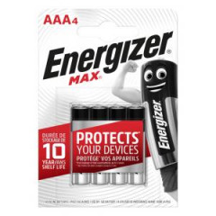 Batria Energizer alkalick Max 1,5 V, typ AAA,4ks 