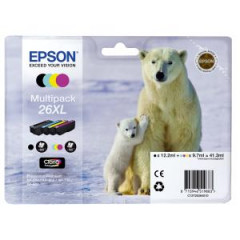 Atramentov npl Epson C13T263640 CMYK multipack 26XL Claria pre XP-600/700 (3x9,7/12,2ml) 