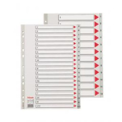 Plastov rozraova Esselte A-Z maxi siv 