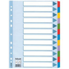 Kartnov rozraova Esselte Mylar 12-dielny 