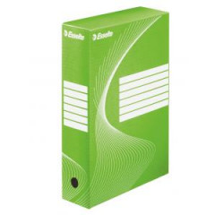 Archvny box Esselte 80mm zelen/biely 