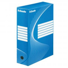 Archvny box Esselte 100mm modr/biely 