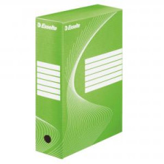 Archvny box Esselte 100mm zelen/biely 