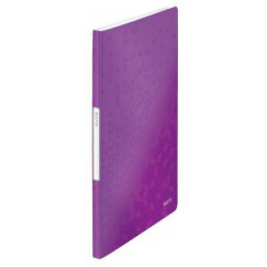 Katalgov kniha 20 Leitz WOW purpurov 