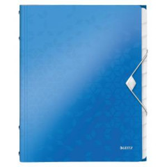 Triediaca kniha 12 Leitz WOW metalick modr 