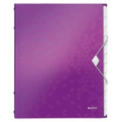 Triediaca kniha 12 Leitz WOW purpurov 