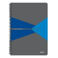 Blok Leitz Office Card A4 90 listov linajkov modr 