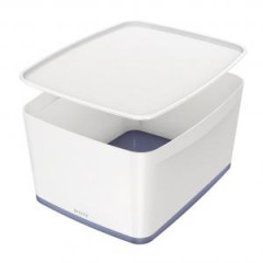lon box s vekom Leitz MyBox, vekos L biela/siv 