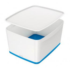 lon box s vekom Leitz MyBox, vekos L biela/modr 