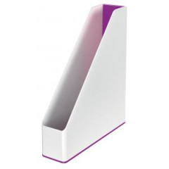 Stojan na asopisy Leitz WOW biely/purpurov 