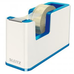 Dispenzor s pskou Leitz WOW biely/metalick modr 