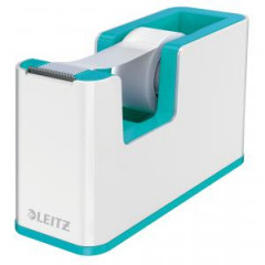 Dispenzor s pskou Leitz WOW biely/adovo modr 