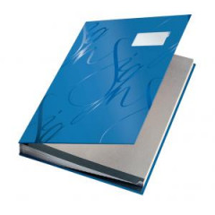 Podpisov kniha designov Leitz modr
