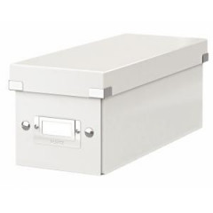 Krabica na CD Click & Store biela 