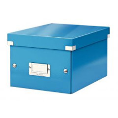 Mal krabica Click & Store metalick modr
