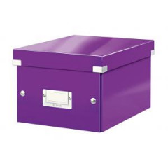 Mal krabica Click & Store purpurov 