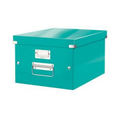 Stredn krabica Click & Store adovo modr 
