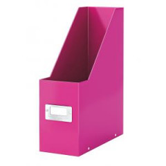 Stojan na asopisy Leitz Click & Store metalick ruov 