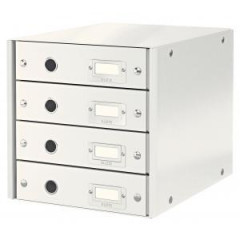 Zsuvkov box Leitz Click & Store 4 zsuvky biely 
