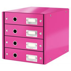 Zsuvkov box Leitz Click & Store 4 zsuvky ruov 
