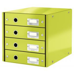 Zsuvkov box Leitz Click & Store 4 zsuvky zelen 