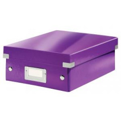 Mal organizan krabica Click & Store purpurov