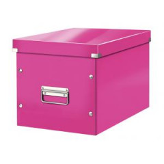 tvorcov krabica Click & Store A4 metalick ruov 