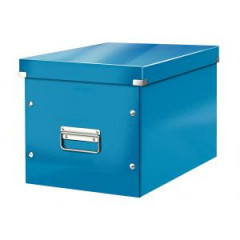 tvorcov krabica Click & Store A4 metalick modr