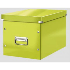 tvorcov krabica Click & Store A4 metalick zelen 