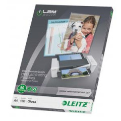 Laminovacie flie Leitz A4 80 mic 