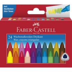 Voskovky triangular set 24 farebn 